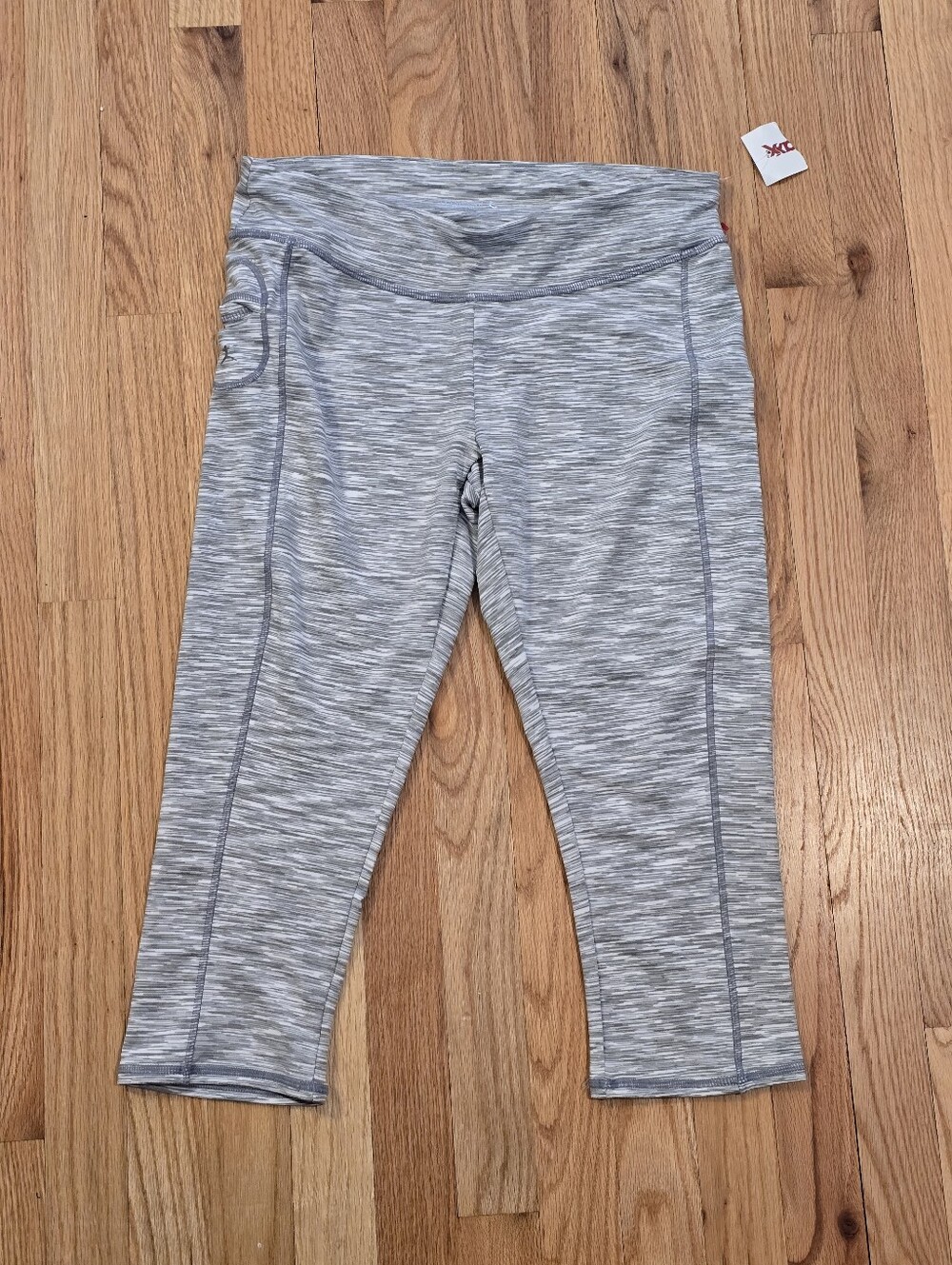 Women's Active Capri Leggings - Gray Heather
